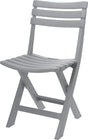 Sedia pieghevole da giardino Pro Komodo plastica 41x40xh77cm grigio chiaro