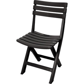 Sedia pieghevole da giardino Pro Komodo plastica 41x40xh77cm antracite