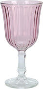 Bicchieri vino rosa coste 240ml scatola da 6 bicchieri