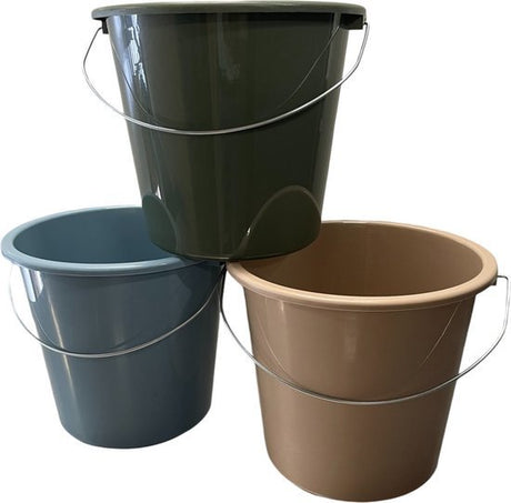 Prodotti per la casa secchio in plastica da 10 litri colori eco