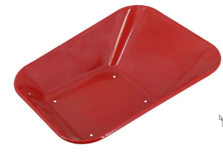 MM prodotti carriola per bambini contenitore in metallo rosso