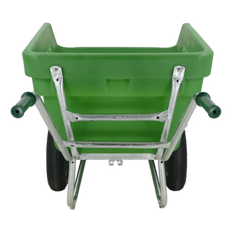 Fort prodotti carriola ribaltabile f s 300l verde 2 ruote pneumatiche