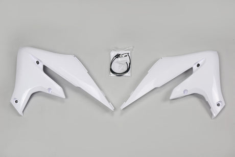 Copriradiatore ufo plast kühlerabdeckung ufo yamaha bianco