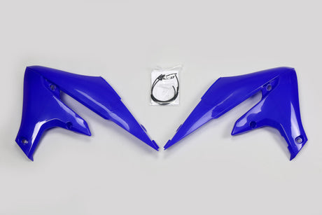 Copri radiatore ufo plast kühlerabdeckung ufo yamaha blu