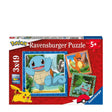 Puzzle Ravensburger Pokémon - puzzle - tre puzzle - 49 pezzi - puzzle per bambini