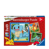 Puzzle Ravensburger Pokémon - puzzle - tre puzzle - 49 pezzi - puzzle per bambini