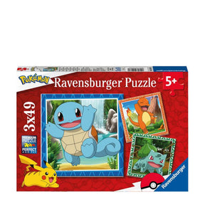Puzzle Ravensburger Pokémon - puzzle - tre puzzle - 49 pezzi - puzzle per bambini