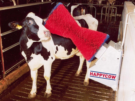 Prodotti happycow spazzola per mucche uno orizzontale