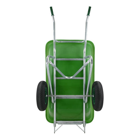 Carriola Fort Products f s 350l base zincata verde 2 ruote pneumatiche