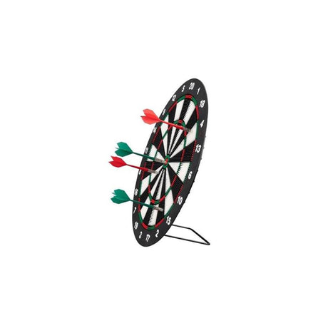 Bersaglio per freccette Longfield a misura di bambino - ø 42 cm - inclusi 2 set di freccette softip 18 grammi - bersaglio sicuro per bambini - sicurezza bambini -