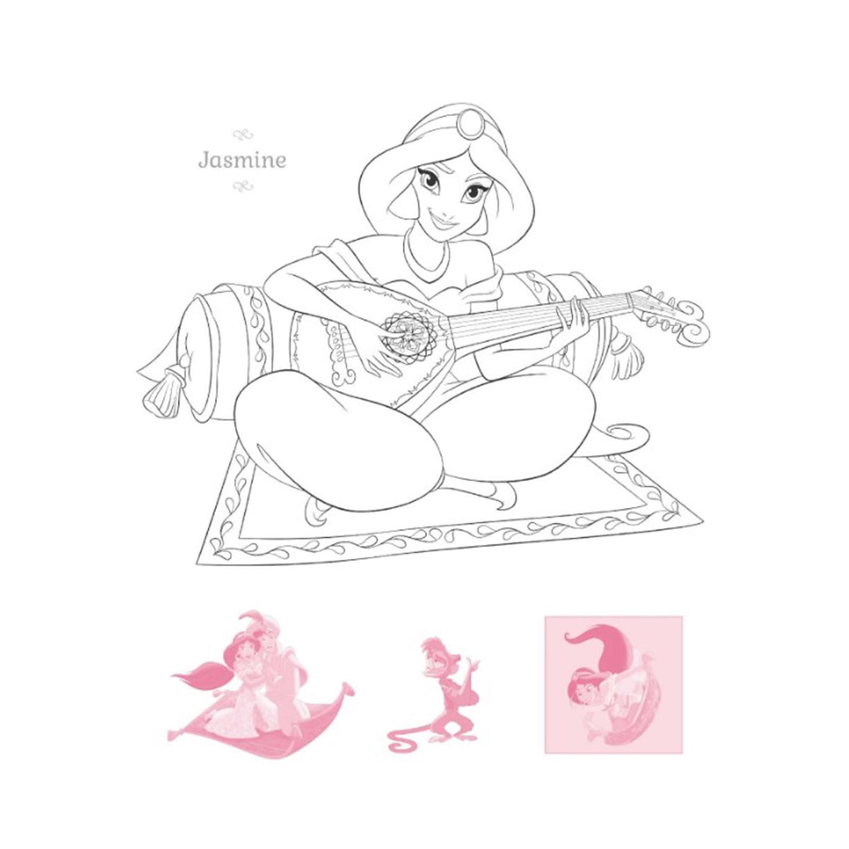 Parata di adesivi delle principesse Disney Delta