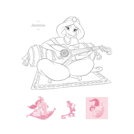Parata di adesivi delle principesse Disney Delta