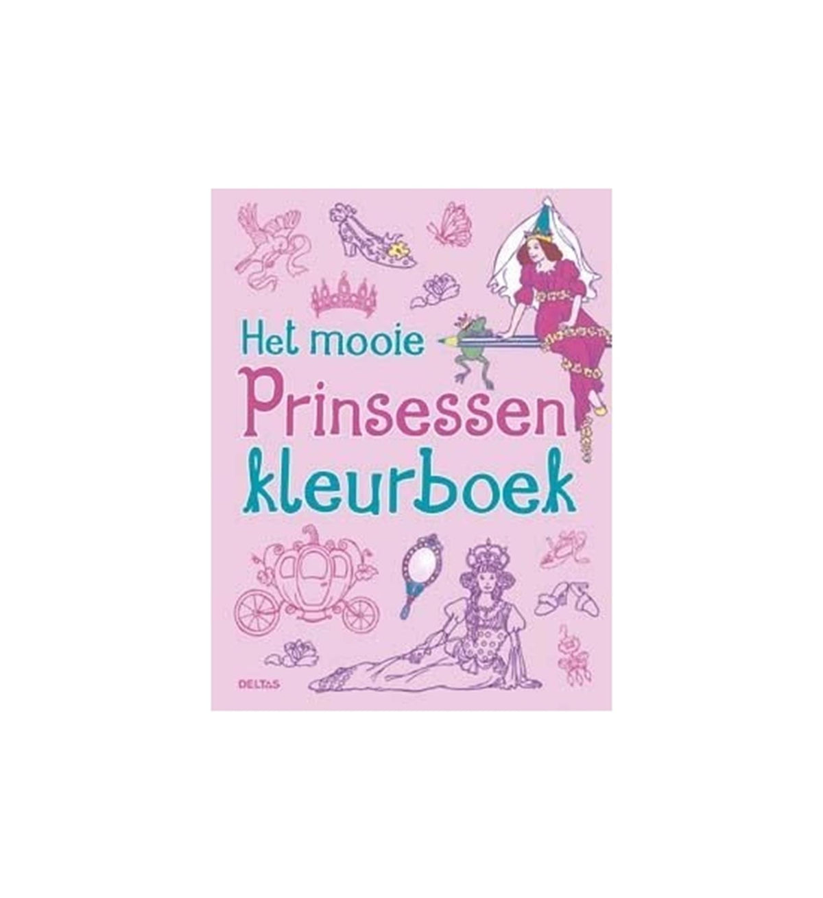 Delta è il libro da colorare delle bellissime principesse