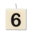 Candela con lettera Paperdreams n. 6, set di 4