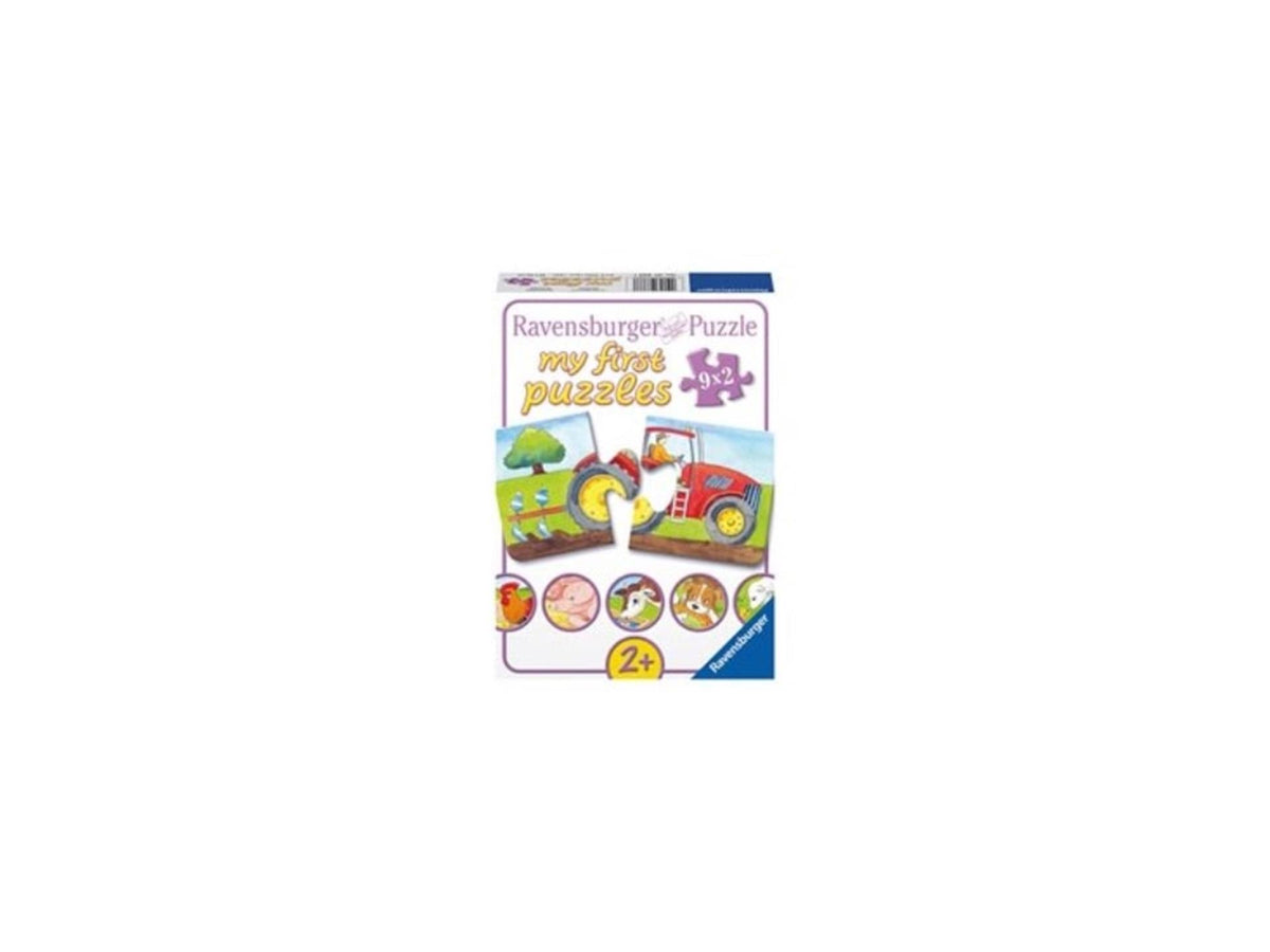 Puzzle Ravensburger alla fattoria 9x2pz