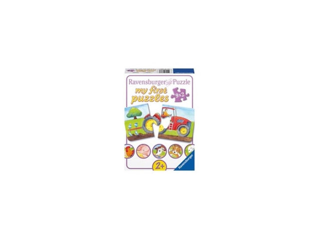Puzzle Ravensburger alla fattoria 9x2pz
