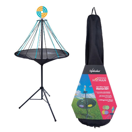 Set di bersagli disco Waboba Wingman Hitman 2 in 1