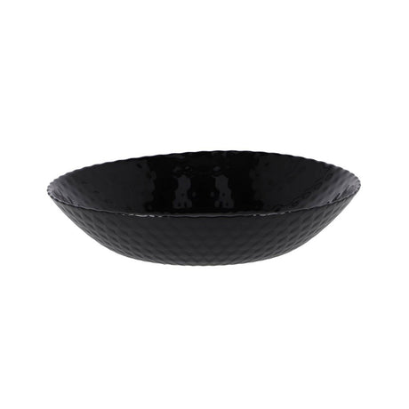 Altre marche piatto fondo pampille 20 cm vetro nero