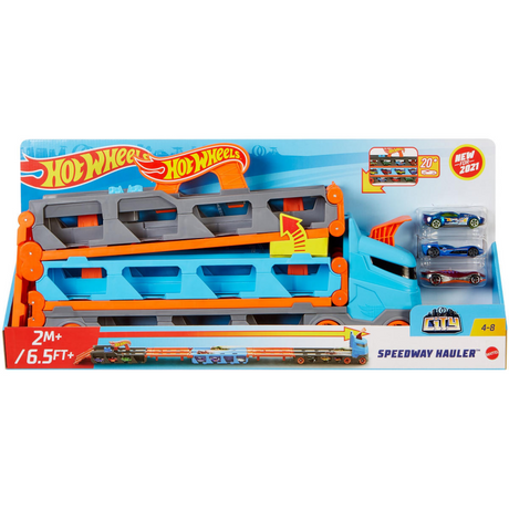 Set da gioco per semirimorchio Hot Wheels Speedway - veicolo giocattolo