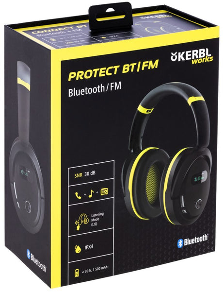 Le cuffie antirumore dei prodotti Kerbl funzionano con radio e Bluetooth