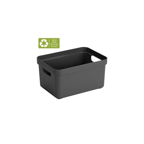 Sunware sigma contenitore per la casa 5l antracite 25,2 x 17,5 x 12,2 cm