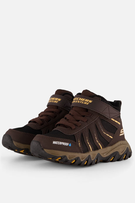 Skechers robusto ranger - scarponi da trekking per ragazzi Storm Trail - nero marrone giallo 33