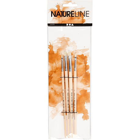 Pennelli Creativ Company linea natura 00 1 2 4, 4 pz.