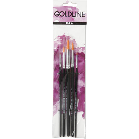 Creative Company Gold Line Brush Round, 5st.
