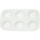 Azienda creativa https: www.cchobby.nl tavolozza-tavolozza-rettangolare-con-6-scomparti-dimensioni-13x8-5-cm-bianco-1-pezzo