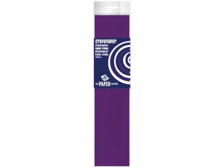 Carta crespa Haza 50x250 cm c22 viola, confezione da 10 rotoli