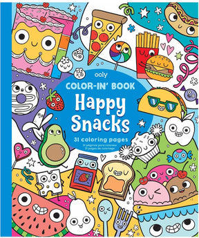 Ooly - color-in-book - snack felici - libro da colorare