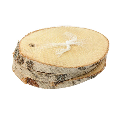 Hbx natural living basic in betulla disco ovale grande set da 3 pezzi