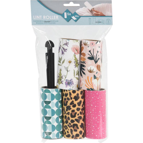 Set stendibiancheria con 5 rulli