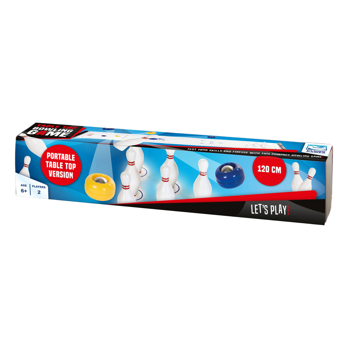 Gioco di bowling da tavolo Clown Games, 120 cm