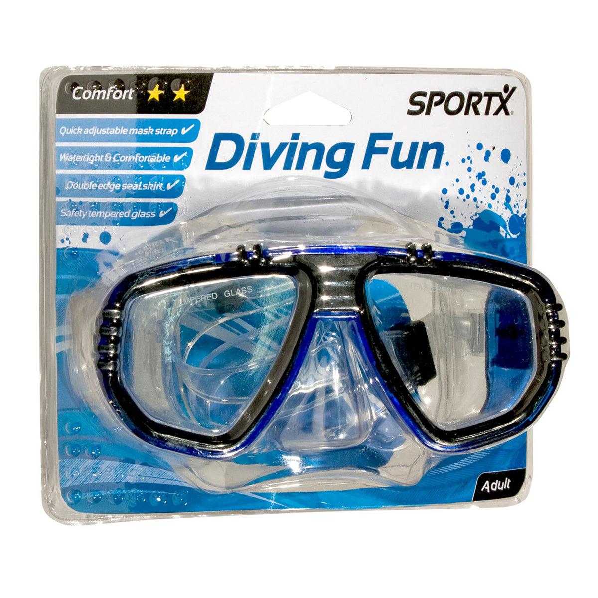 Maschera da nuoto per adulti sportivi