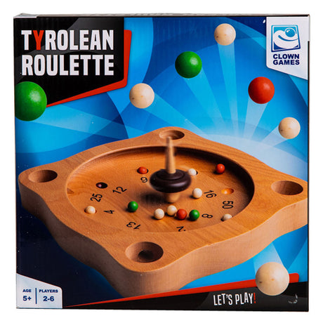 Giochi da clown Roulette tirolese Gioco da tavolo in legno