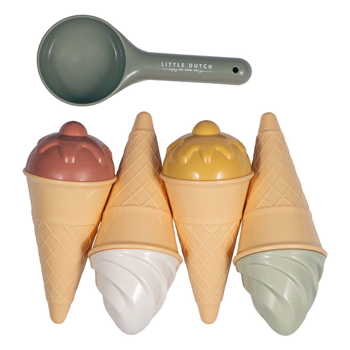 Piccolo set da spiaggia gelato olandese, 9 pezzi.