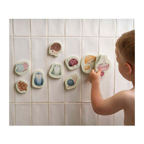 Piccoli amici olandesi della foresta - figure di schiuma da bagno
