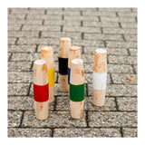 Punti di legno all'aperto Football