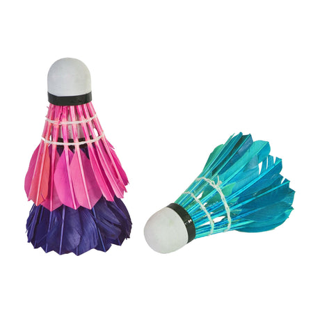 Piume Sportx Shuttle colorate in tubo, 3 pz.