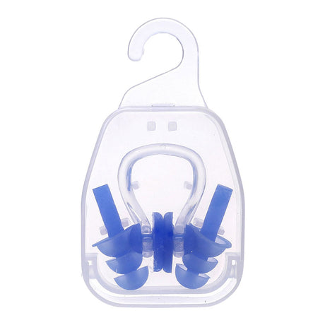 Sportx adulti clip per naso e tappi per le orecchie 2 stelle blu