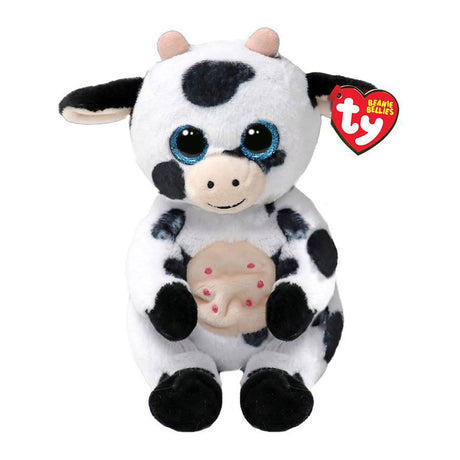 Ty beanie babies pance mucca herdley, 15 cm