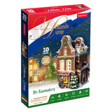 Divertente negozio di formaggi con puzzle 3D cubico con illuminazione a LED