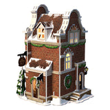Divertente negozio di formaggi con puzzle 3D cubico con illuminazione a LED