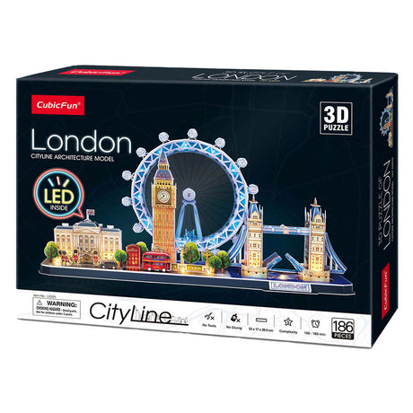 Cubic fun puzzle 3D City Line London LED (2010331)