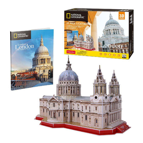 Divertimento cubico geografico nazionale - puzzle 3d - Cattedrale di San Paolo
