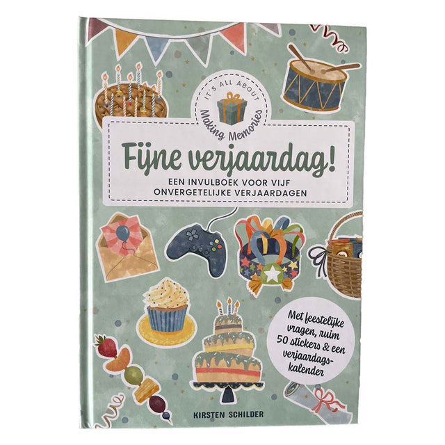 Libro da compilare Happy Birthday per cinque compleanni indimenticabili