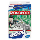 Gioco di viaggio Monopoly Hasbro per 2-4 giocatori