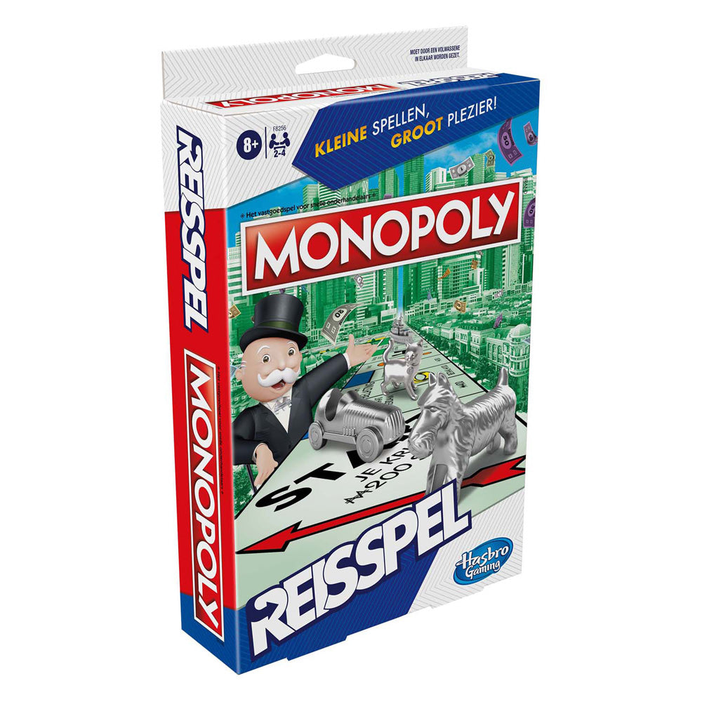 Gioco di viaggio Monopoly Hasbro per 2-4 giocatori