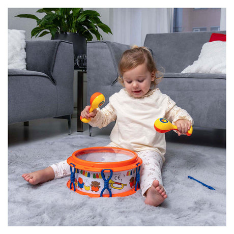 Rubo Toys Set musicale Miffy - tamburello - tamburo - ciak - maracas - strumenti giocattolo